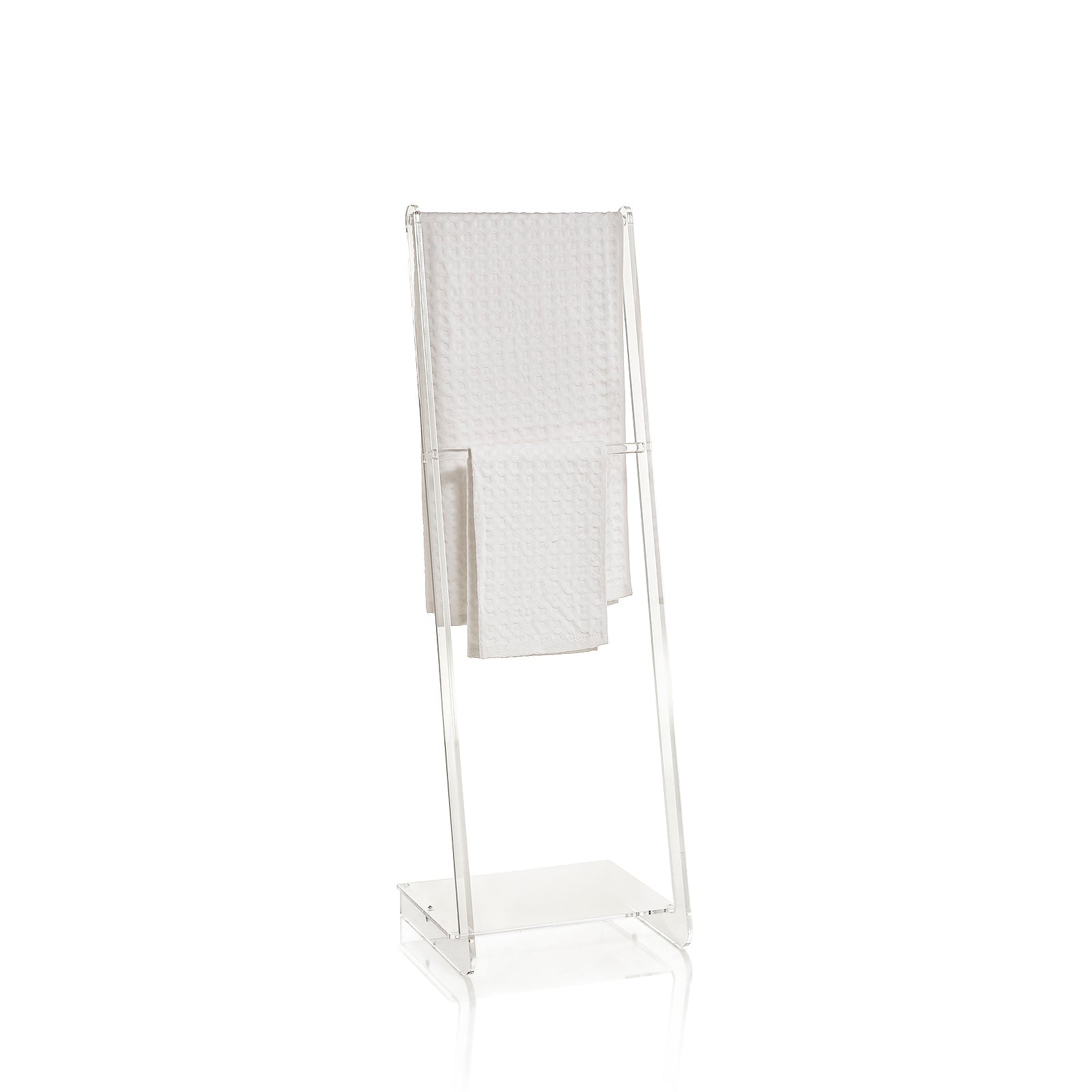MILA transparente Bodenhandtuchhaltersäule