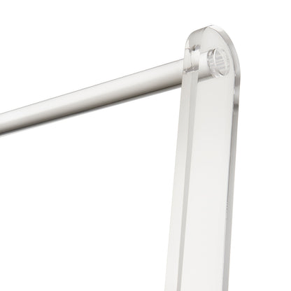 MILA transparente Bodenhandtuchhaltersäule