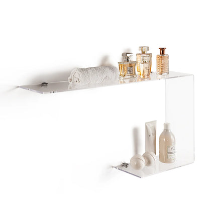 LINA transparent wall shelf