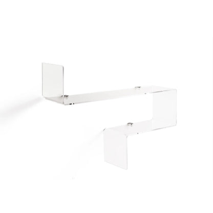 LINA transparent wall shelf