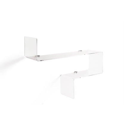 LINA transparent wall shelf