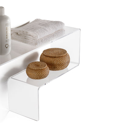 LINA transparent wall shelf
