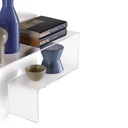 LINA transparent wall shelf