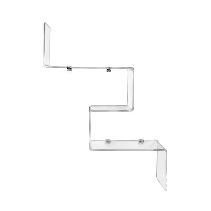 LINA transparent wall shelf