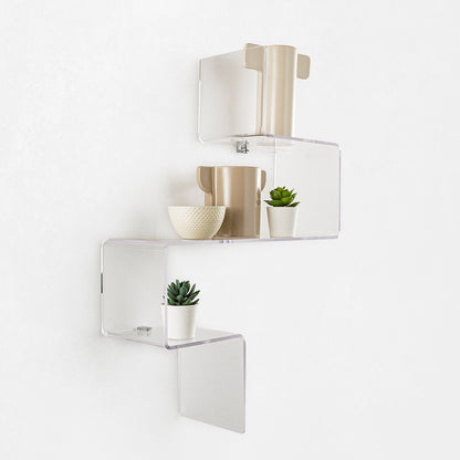 LINA transparent wall shelf 2