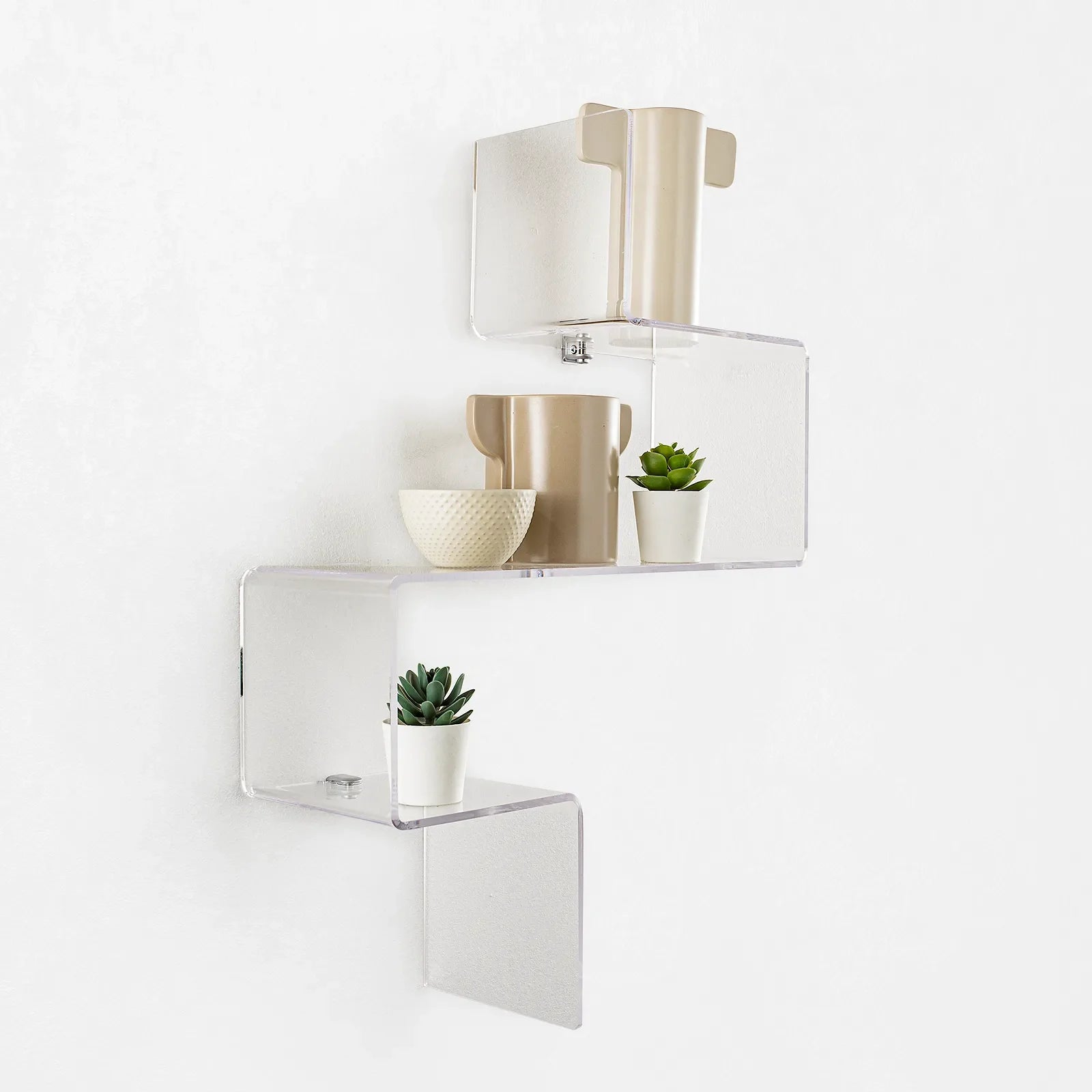 LINA transparent wall shelf 2