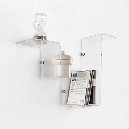 LINA transparent wall shelf 1