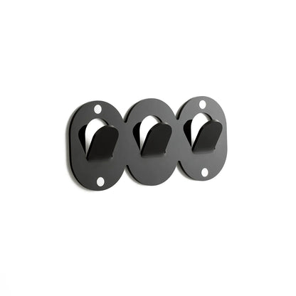 ARGO 3 hook coat hanger black