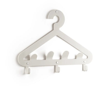 EROS white wall coat rack