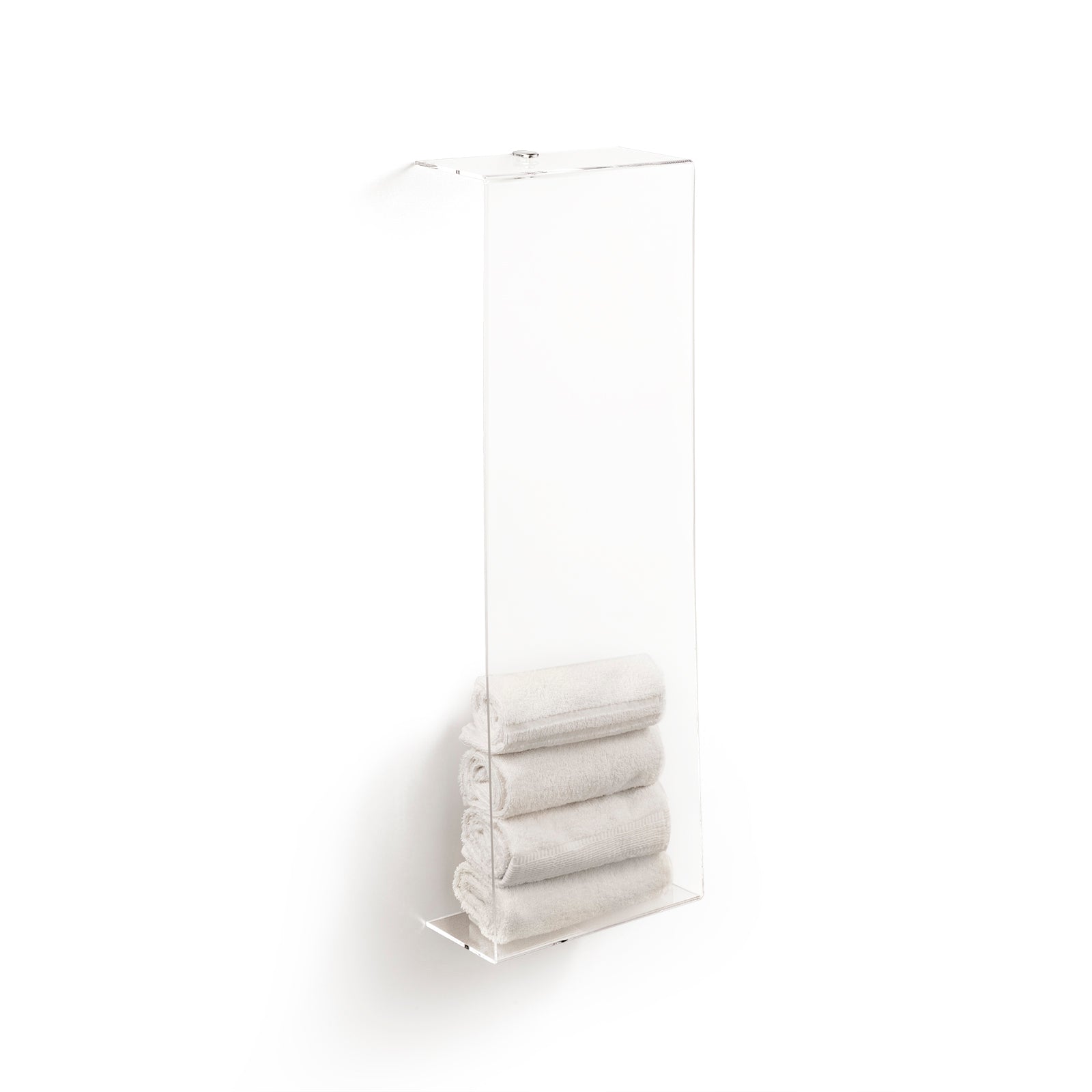 ANAIS transparenter vertikaler Wandhandtuchhalter