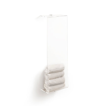 ANAIS transparenter vertikaler Wandhandtuchhalter