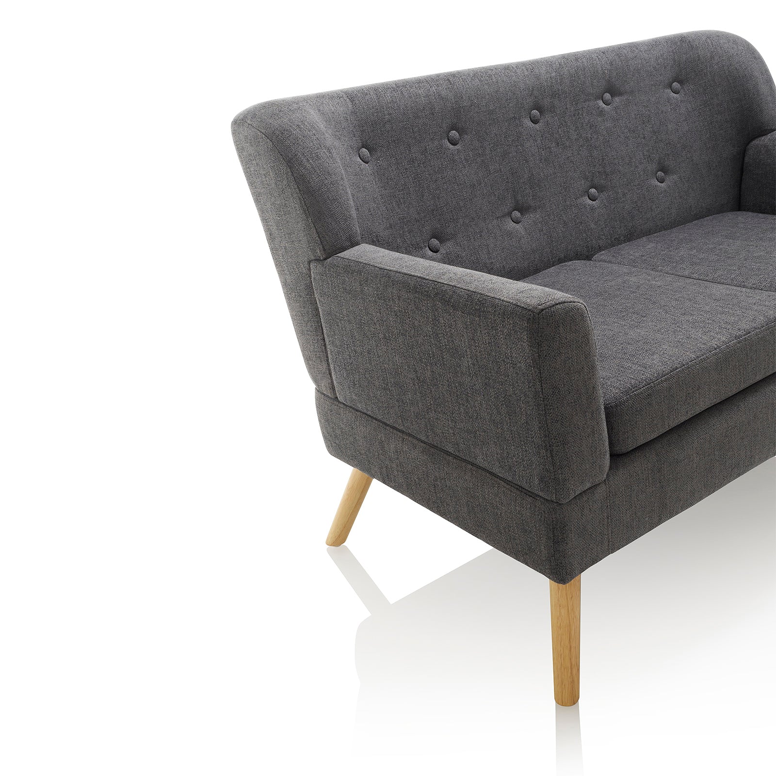 TALLIN 2-Sitzer-Sofa grau