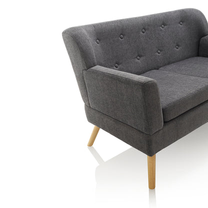 TALLIN 2-Sitzer-Sofa grau