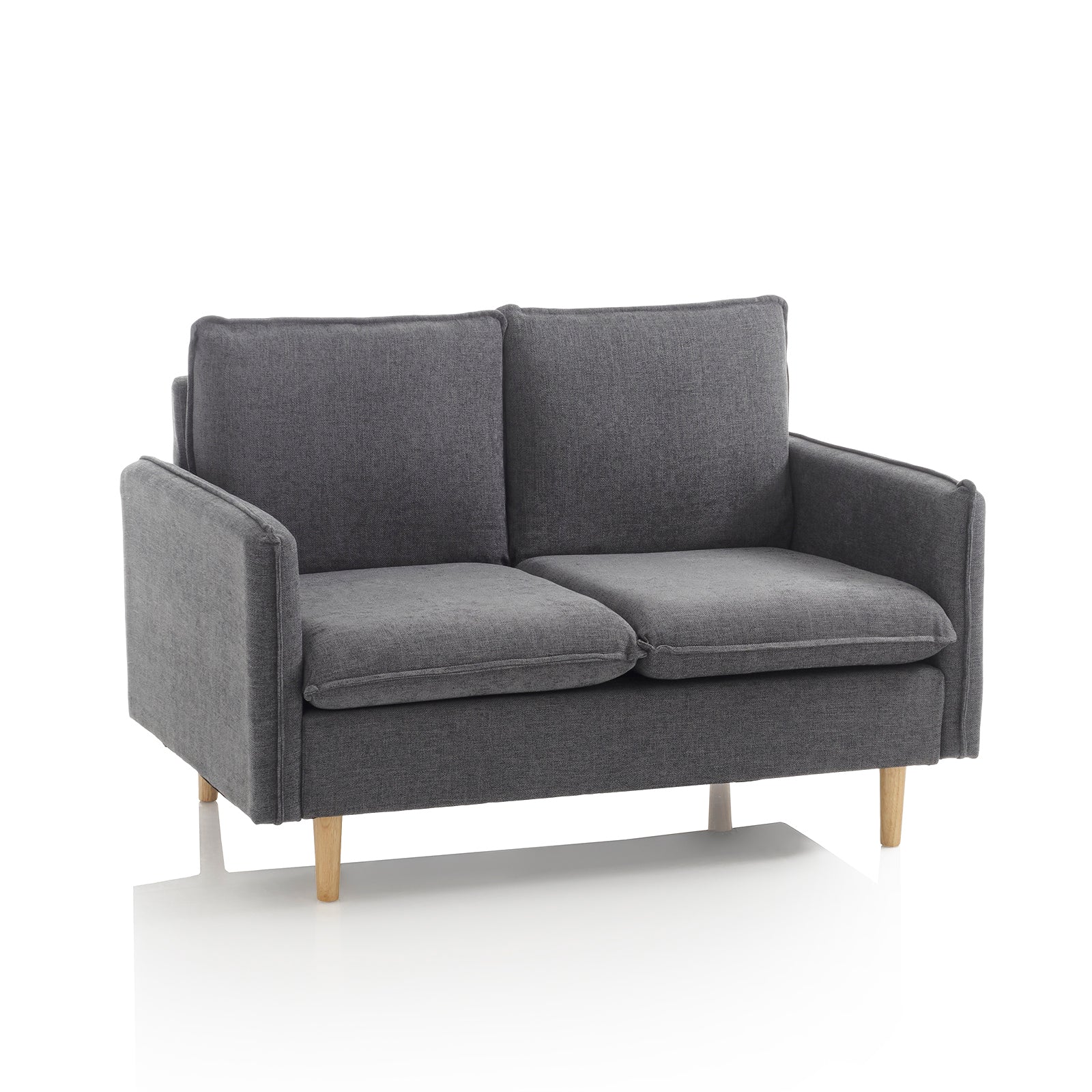 DOKKA 2-Sitzer-Sofa grau