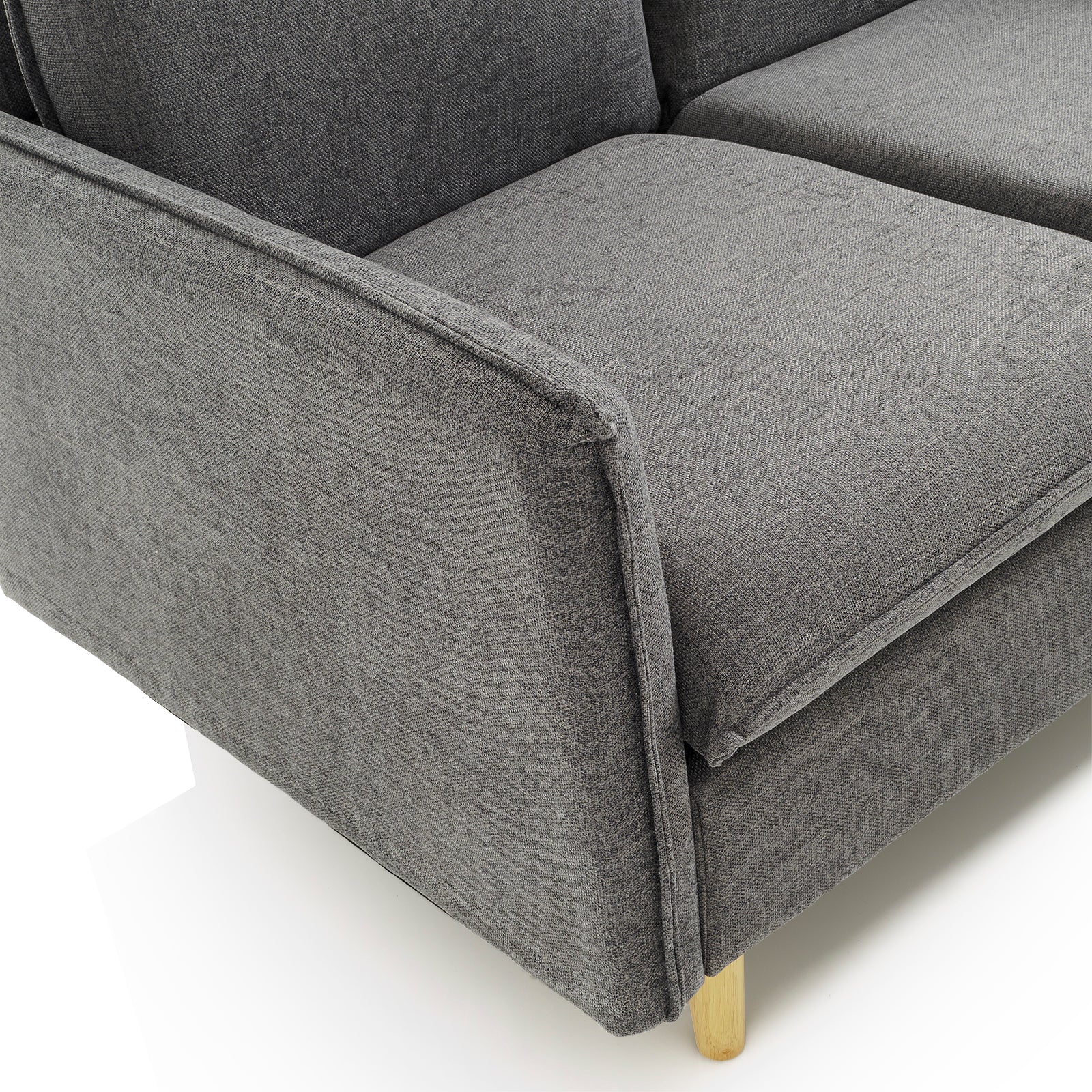DOKKA 2-Sitzer-Sofa grau