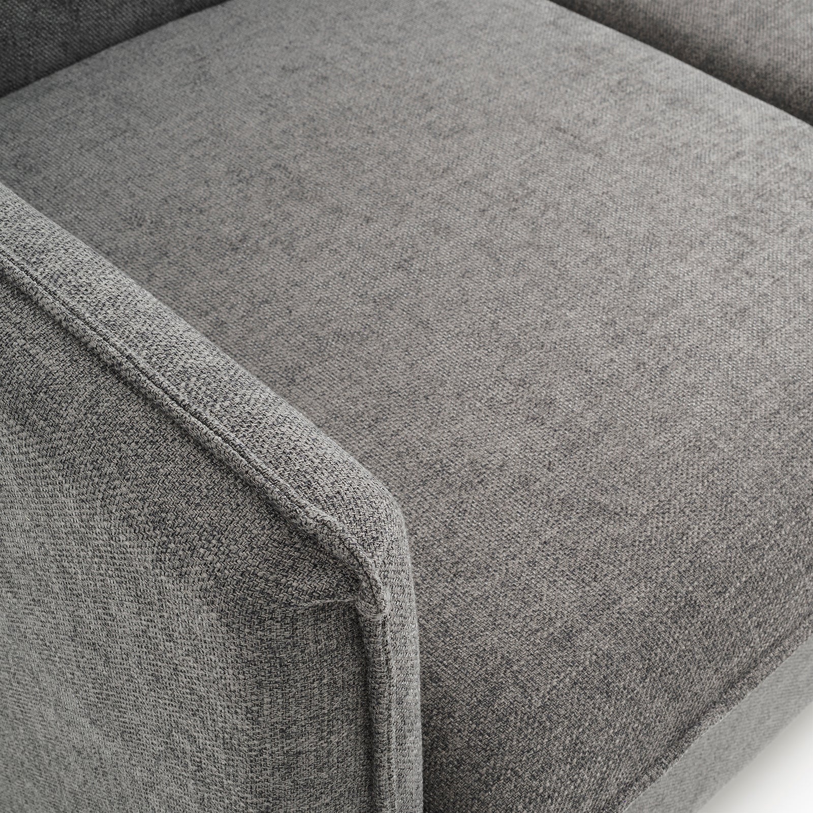 DOKKA 3-Sitzer-Sofa grau