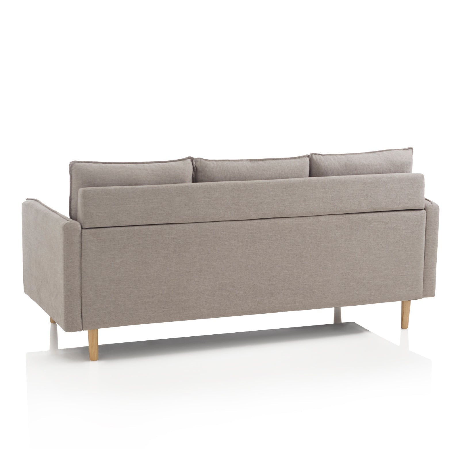 DOKKA 3-Sitzer-Sofa taubengrau