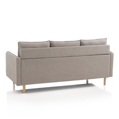 DOKKA 3-Sitzer-Sofa taubengrau