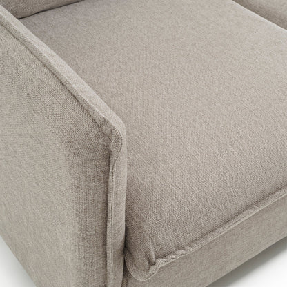DOKKA 3-Sitzer-Sofa taubengrau
