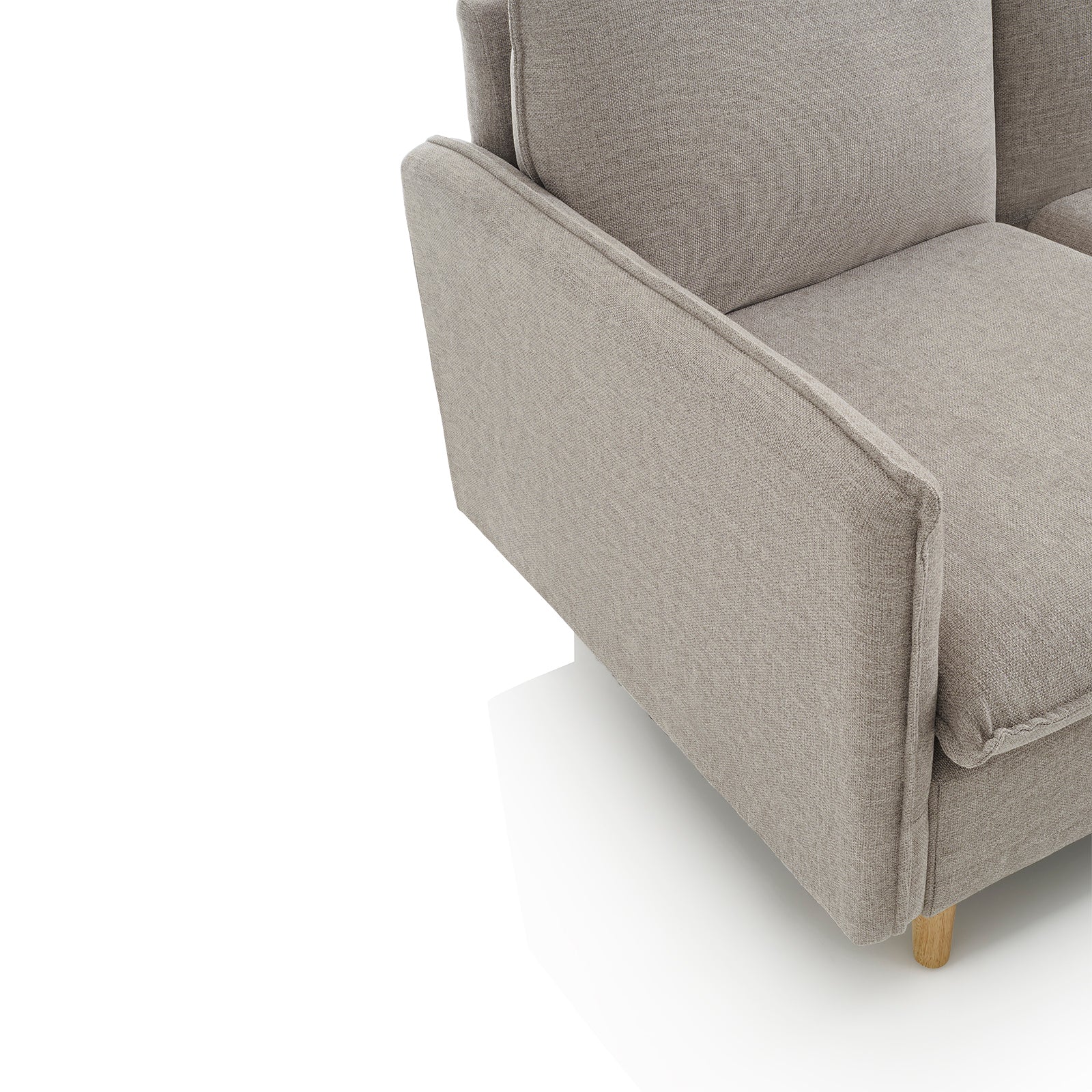 DOKKA 3-Sitzer-Sofa taubengrau
