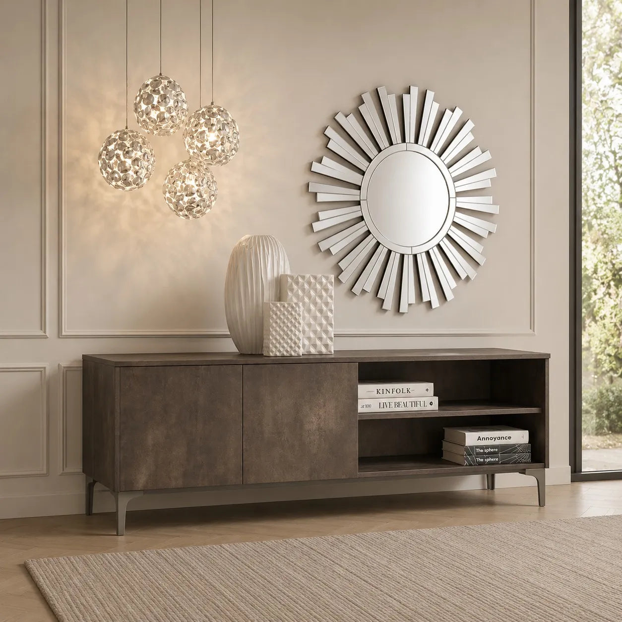 NITON TV stand bronze 180cm