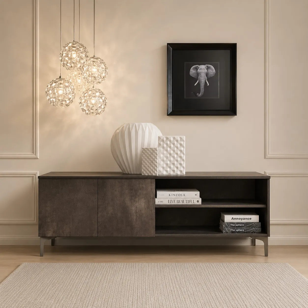 NITON TV stand bronze 180cm
