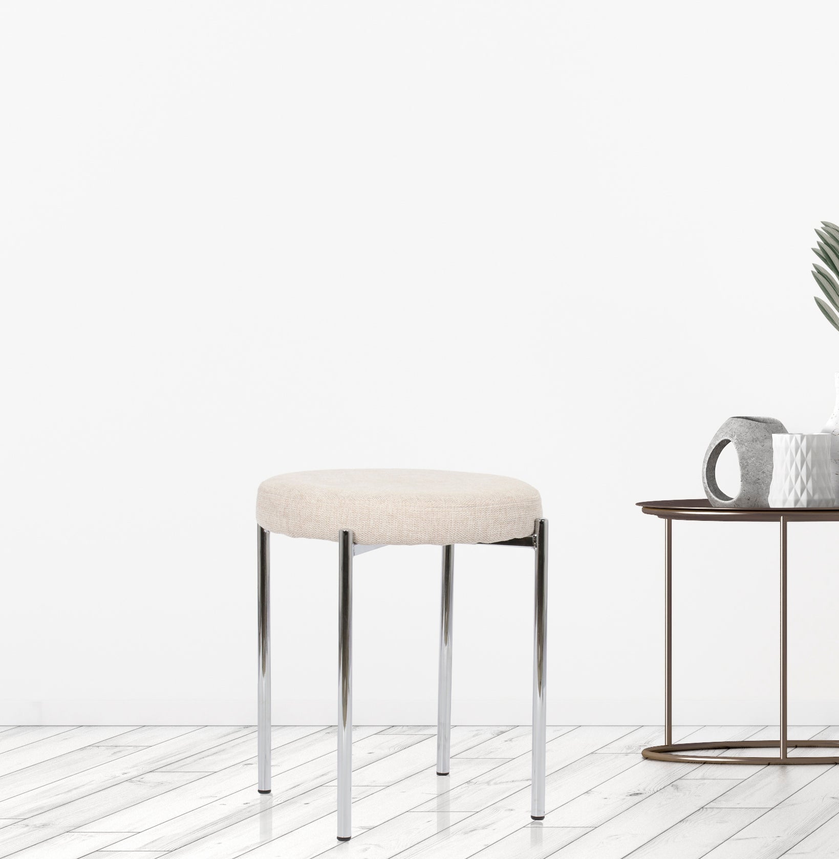 SAMU Hocker beige
