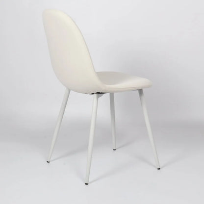 Set of 4 DATIA Chairs White