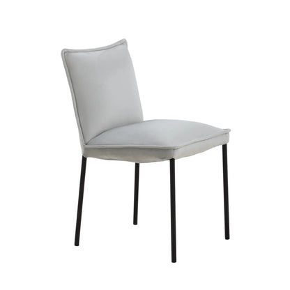 Set of 2 DENISE chairs light grey