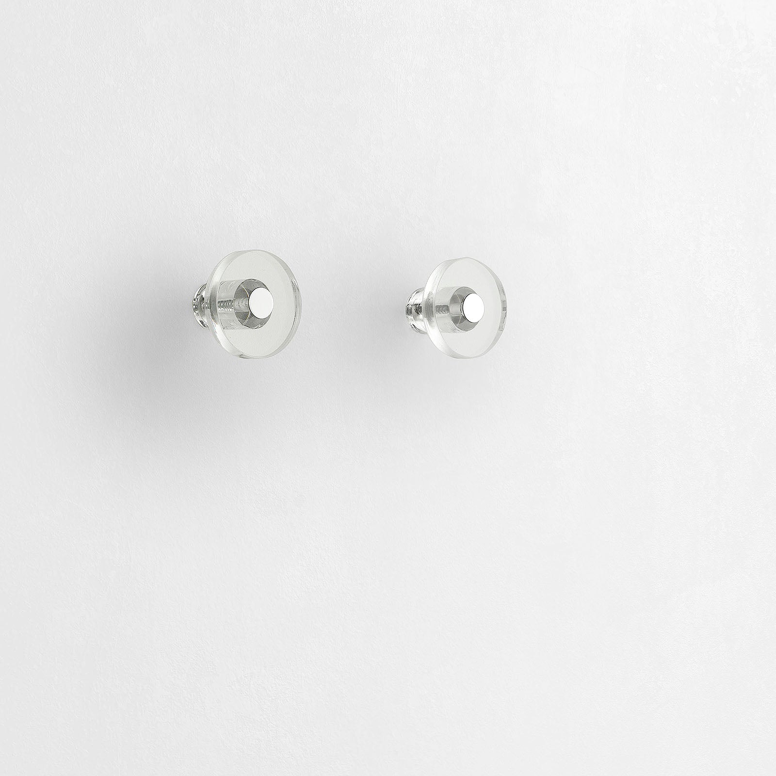 Set 2 appendiabiti MAUN trasparente