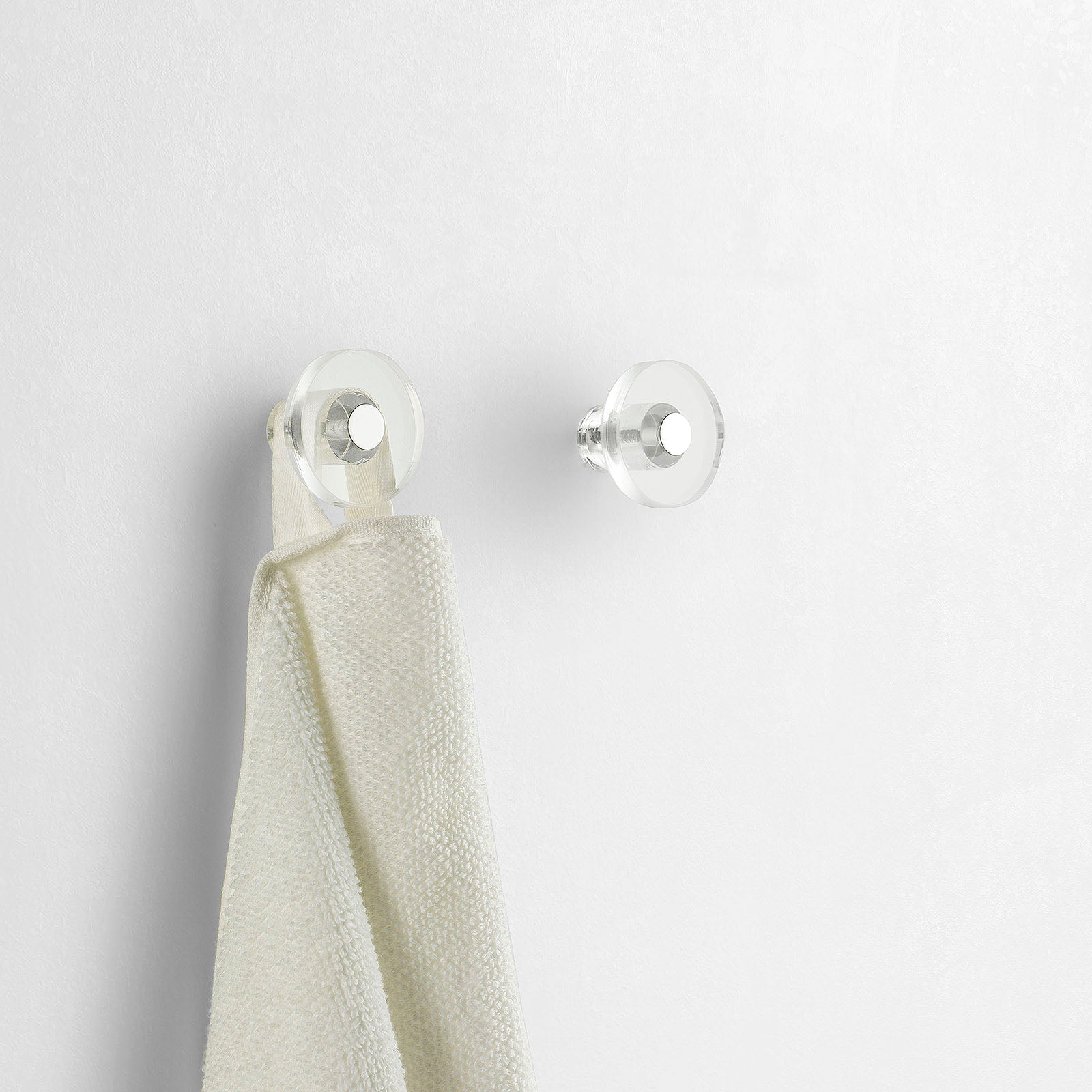 Set 2 appendiabiti MAUN trasparente