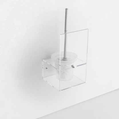 Porta scopino da muro MAUN trasparente