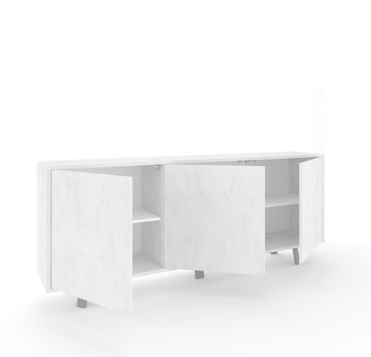 VILINUS 3-door buffet stone white