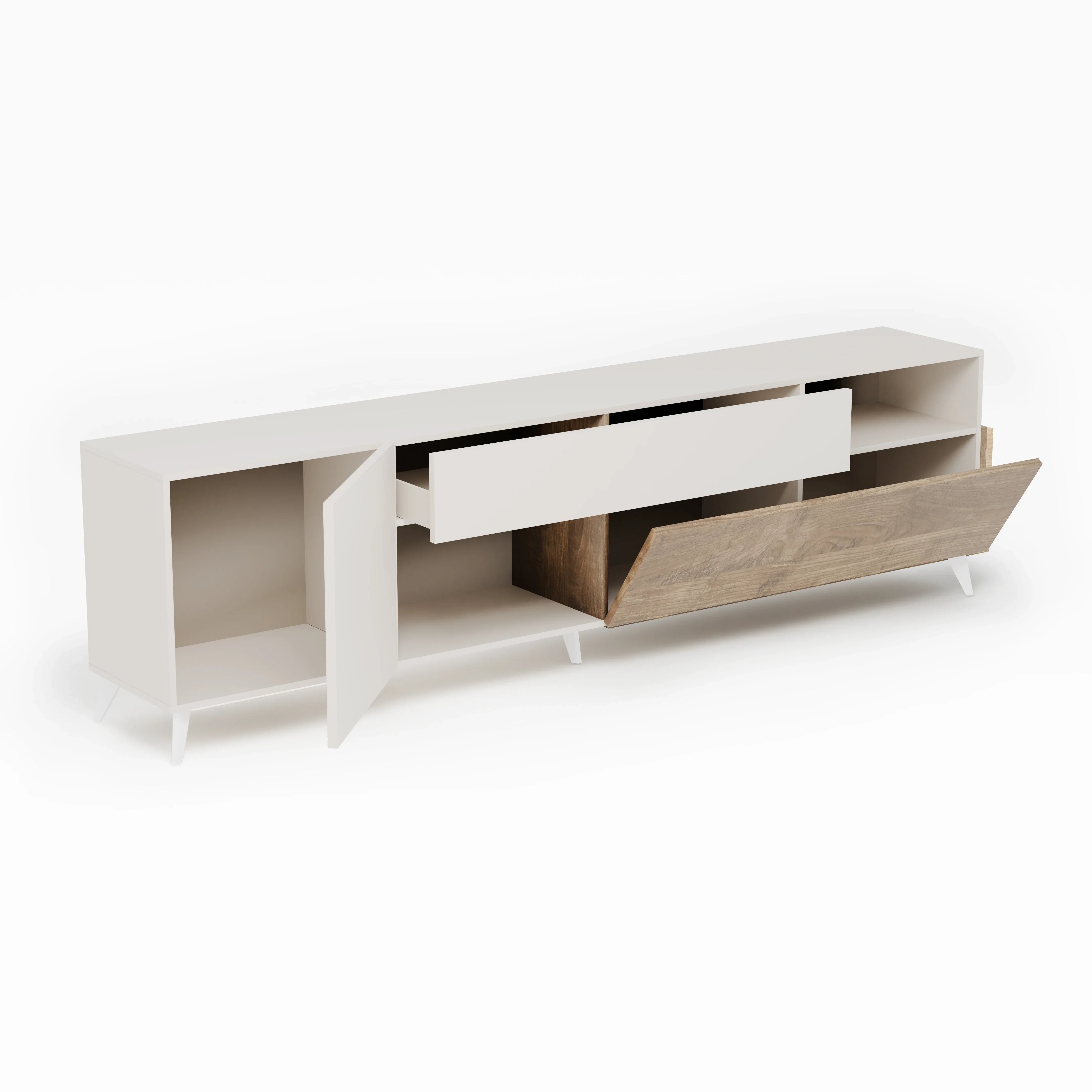 Porta TV NIZZA-B cashmere/mercure