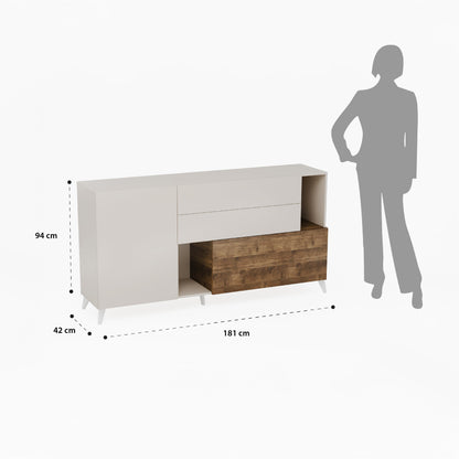 Buffet NIZZA cashmere/mercure