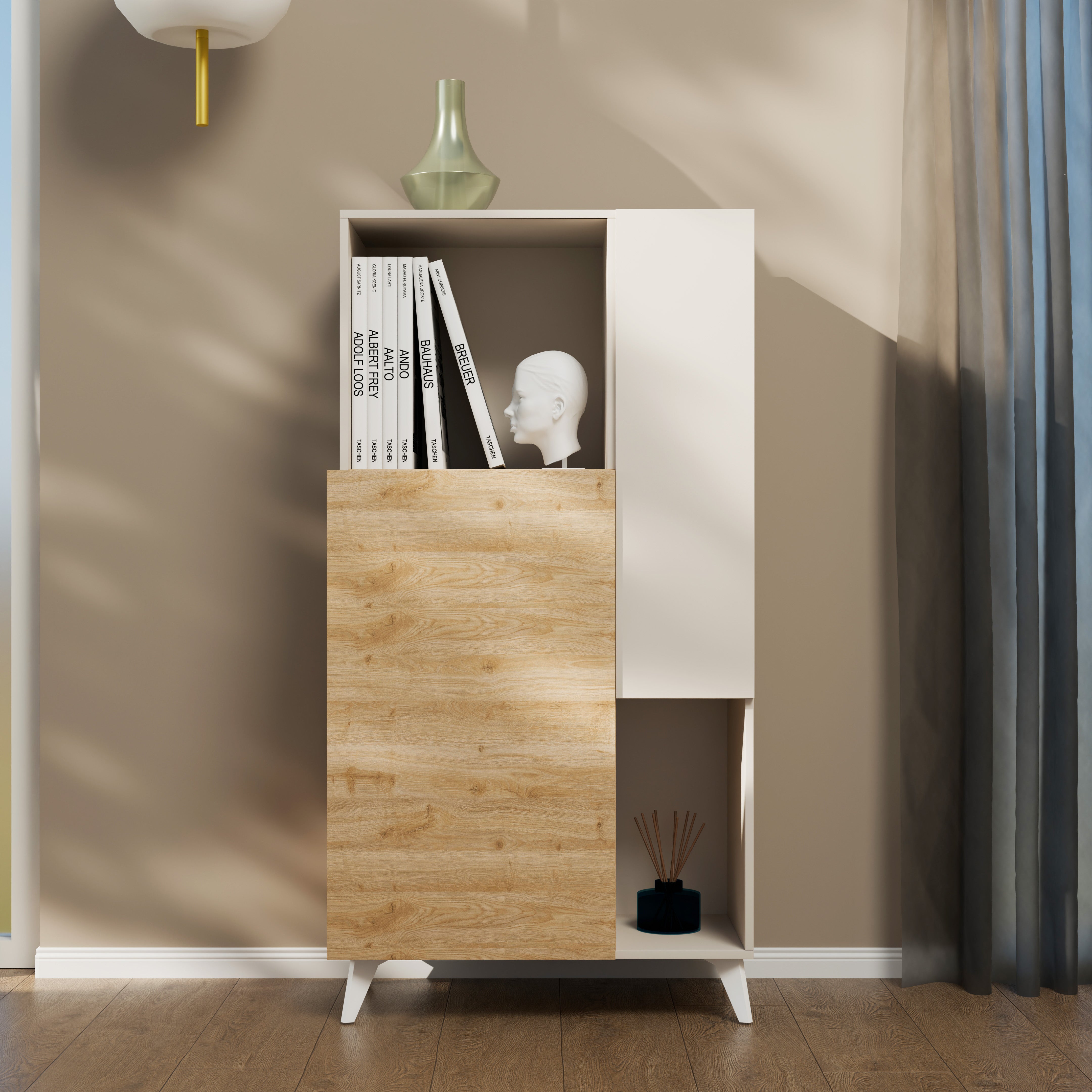 Credenza NIZZA cashmere/rovere cadiz