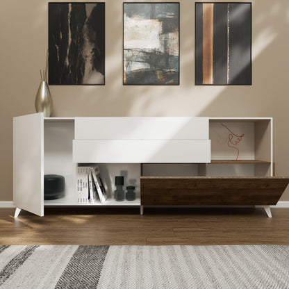 Buffet NIZZA-B bianco lucido/mercure