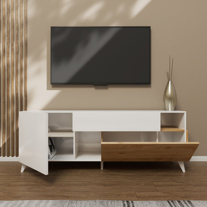 Porta TV NIZZA bianco lucido/cadiz