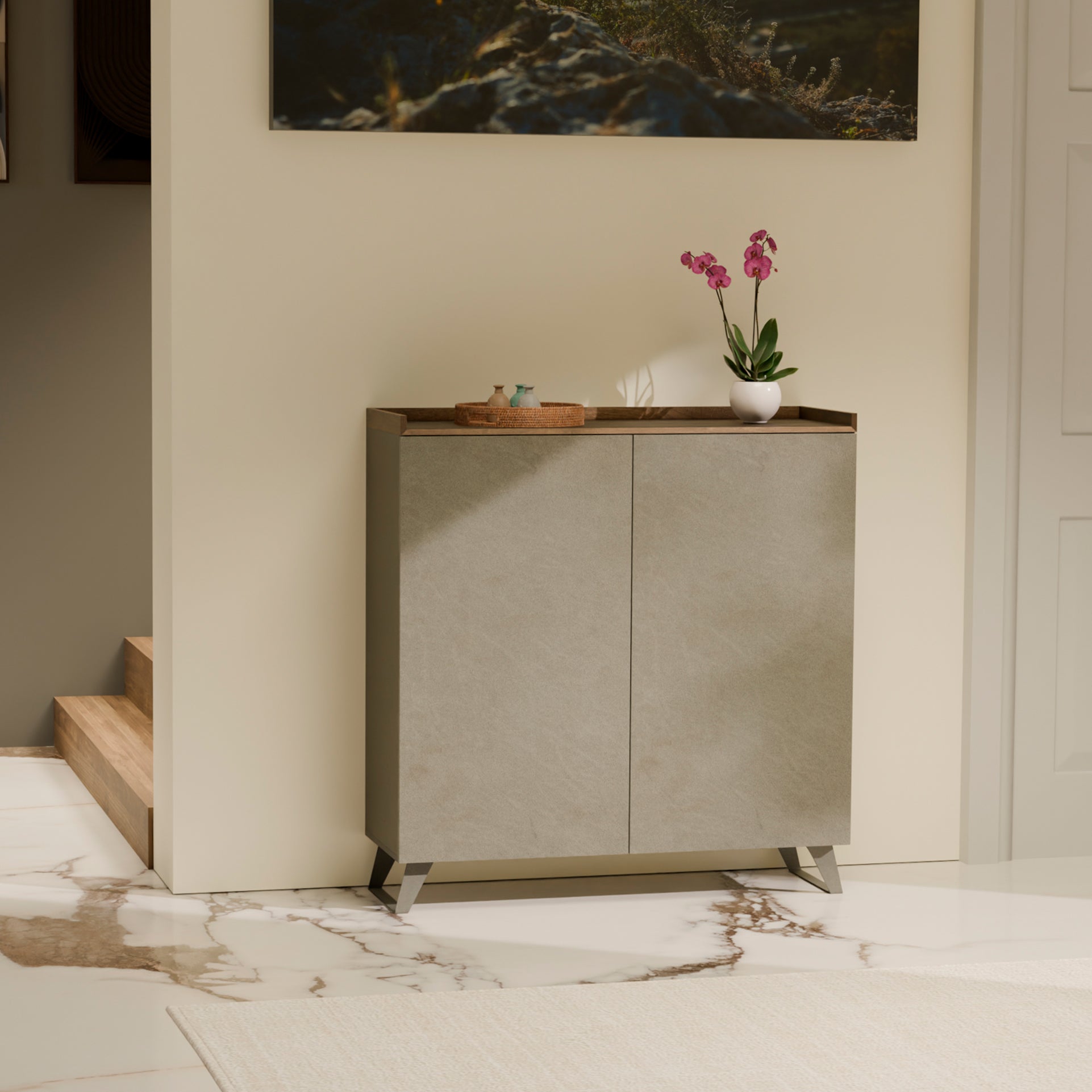 Credenza ANNECY bronzo/mercure