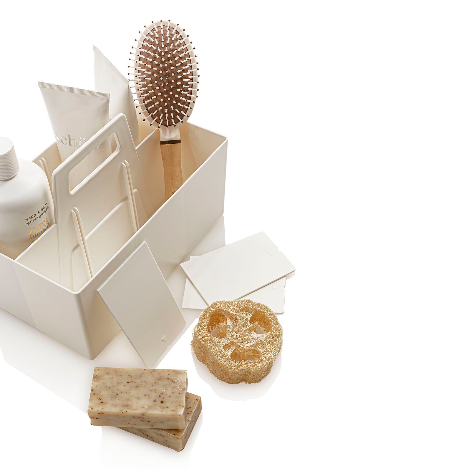 Contenitore con manico MAU-L bianco