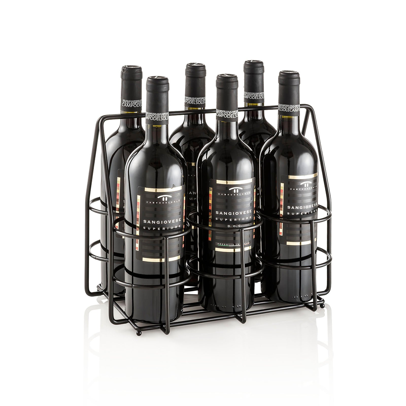 Portabottiglie PLAX nero