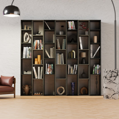 Libreria a terra NEWPORT bronzo/lava