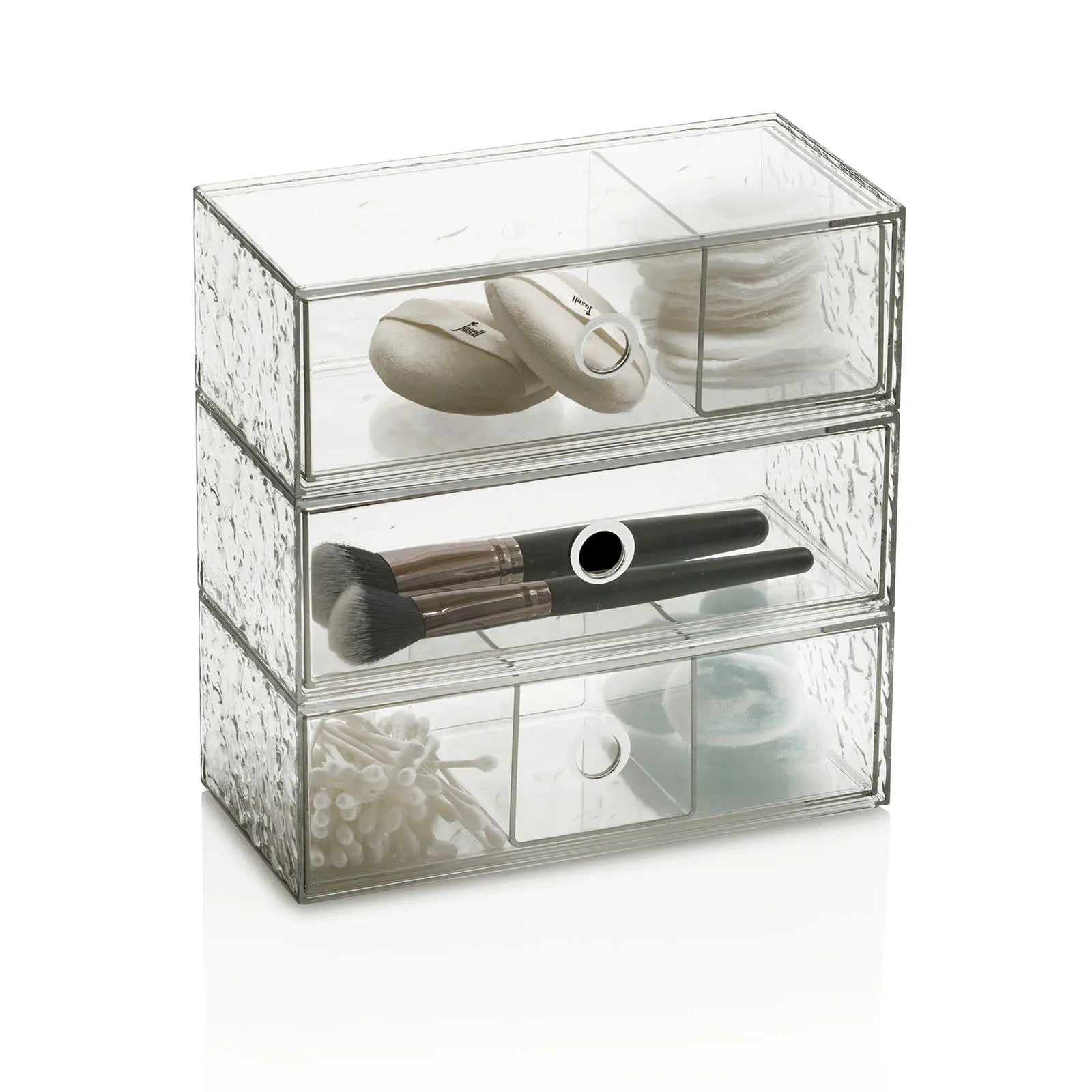 Set 3 contenitori con cassetto estraibile TAKRA