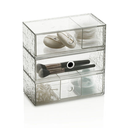 Set 3 contenitori con cassetto estraibile TAKRA