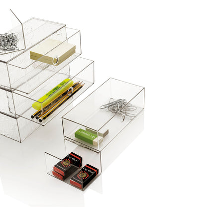 Set 3 contenitori con cassetto estraibile TAKRA