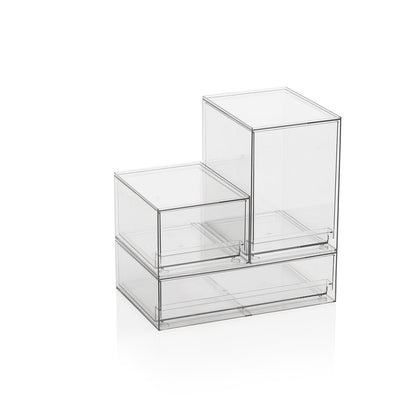 Set 3 contenitori con cassetto estraibile KLIA