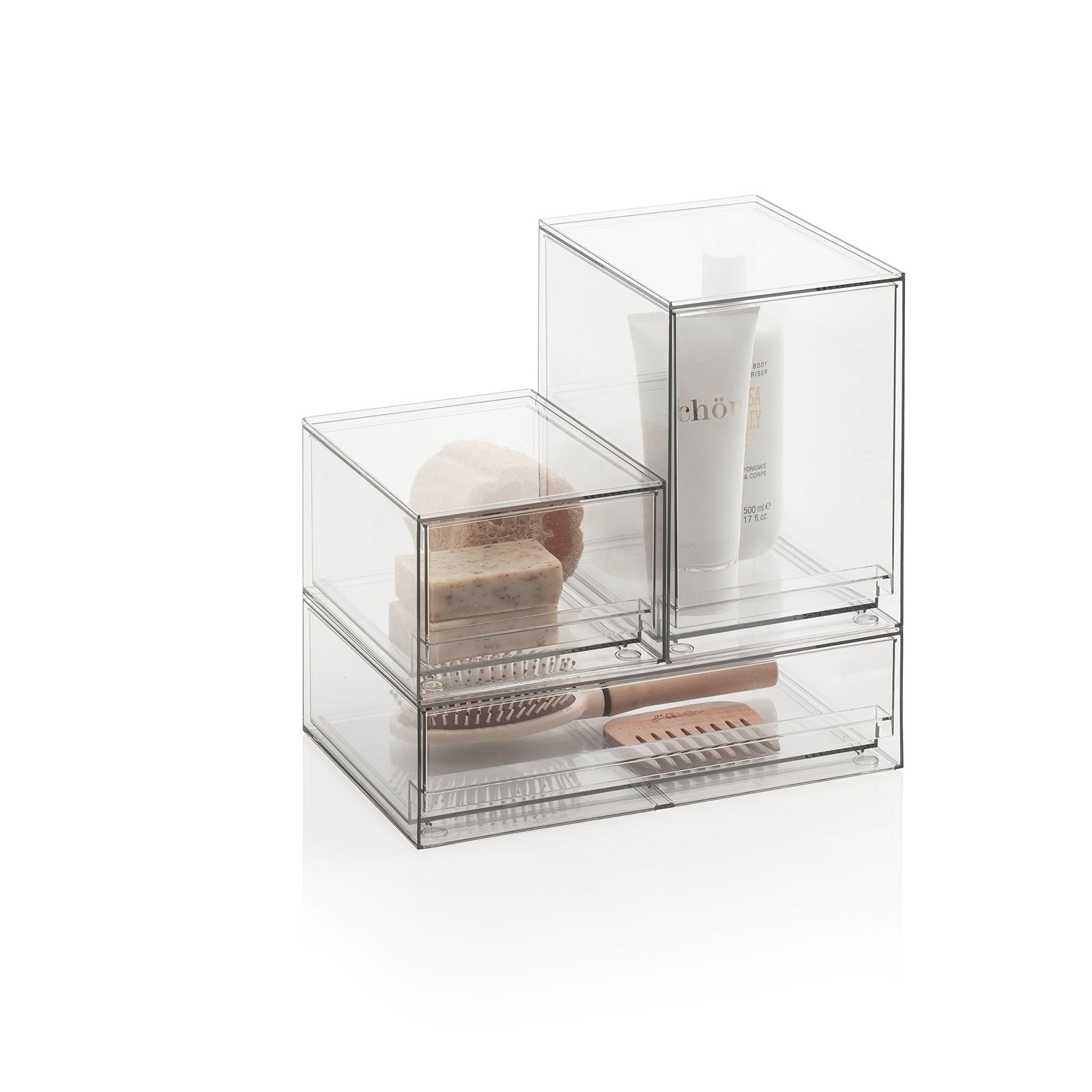 Set 3 contenitori con cassetto estraibile KLIA