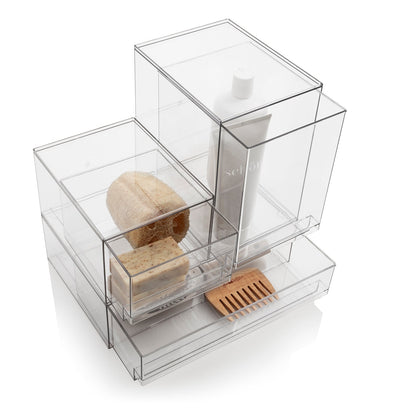 Set 3 contenitori con cassetto estraibile KLIA