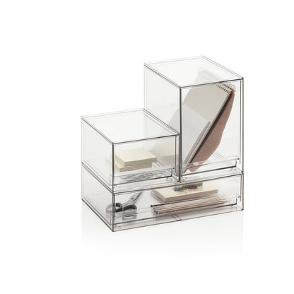 Set 3 contenitori con cassetto estraibile KLIA