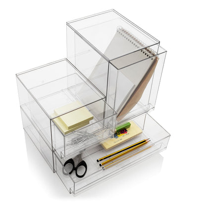 Set 3 contenitori con cassetto estraibile KLIA